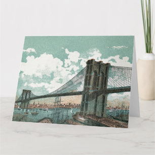 Brooklyn Bridge Grande carte de voeux