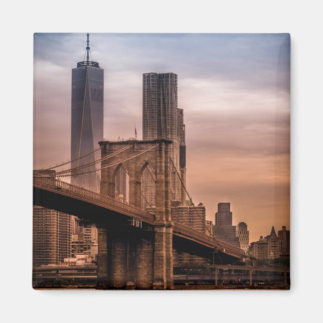 Brooklyn Bridge  kitchen magnet (Front)