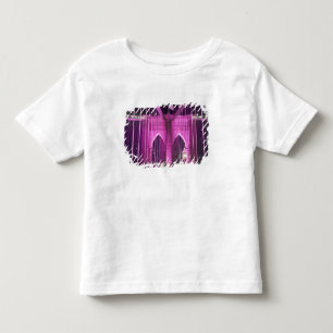 Brooklyn Bridge Lit Purple Toddler T-shirt
