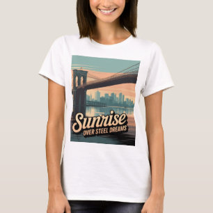 Brooklyn Bridge Morning Walk T-Shirt