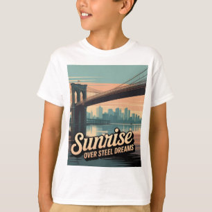 Brooklyn Bridge Morning Walk T-Shirt