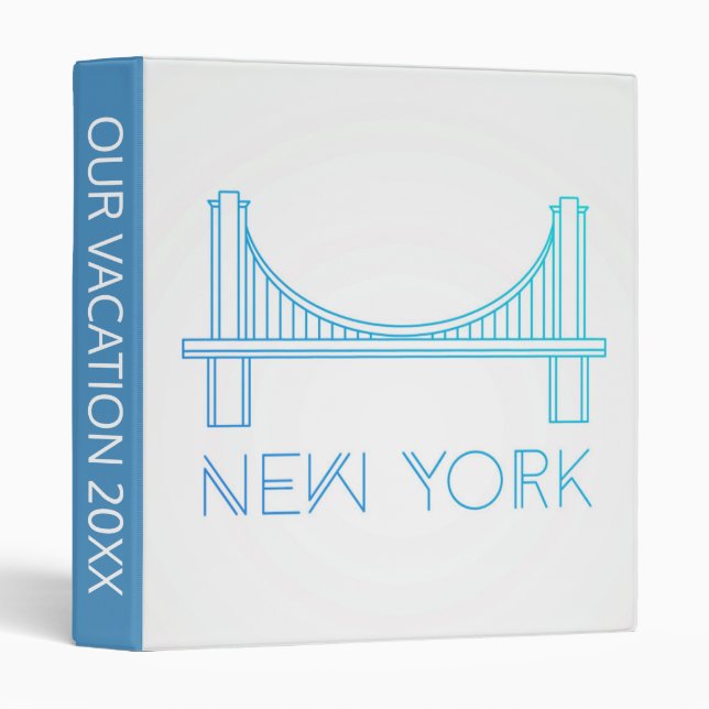 Brooklyn Bridge | New York City Binder (Front/Spine)