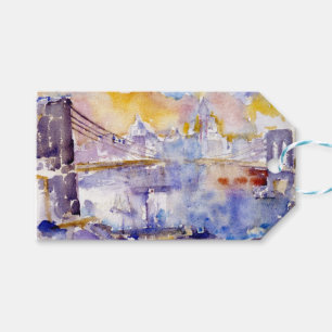Brooklyn Bridge (New York City) (by John Marin) Gift Tags