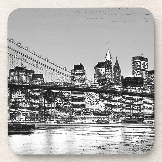 Brooklyn Bridge New York City Coaster (Front)