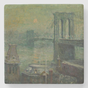 Brooklyn Bridge (New York City Landmark) (NYC) Stone Coaster