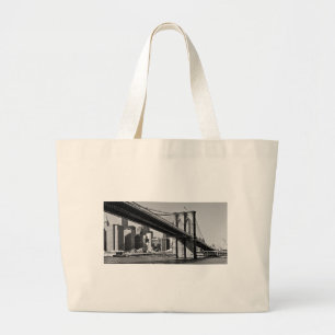 Brooklyn Bridge New York City Large Tote Bag