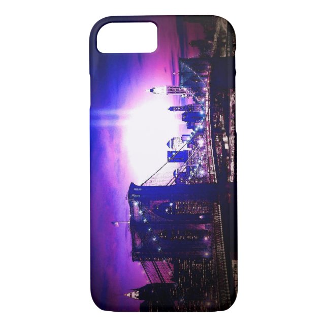 Brooklyn Bridge New York Manhattan iPhone 7 Coque (Dos)