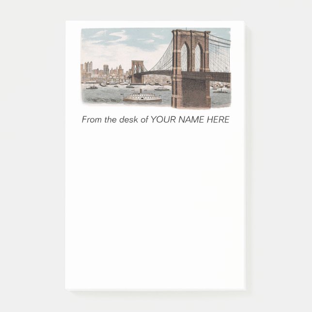 Brooklyn Bridge New York Post-it® Notes (Devant)