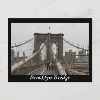 Brooklyn Bridge, New York Postcard