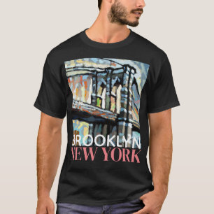 Brooklyn Bridge New York, T-shirt homme 2