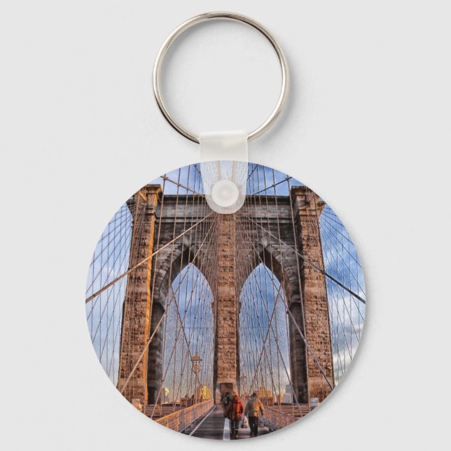 Brooklyn Bridge New York USA Keychain (Front)