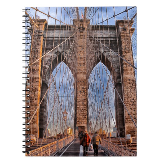 Brooklyn Bridge New York USA Notebook (Front)