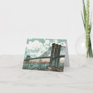 Brooklyn Bridge Note Card