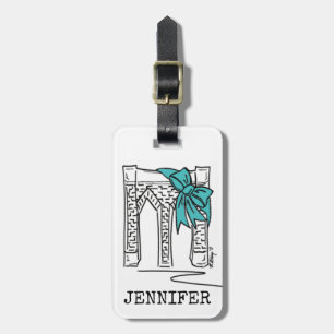 Brooklyn Bridge NYC New York City Architecture Bow Luggage Tag