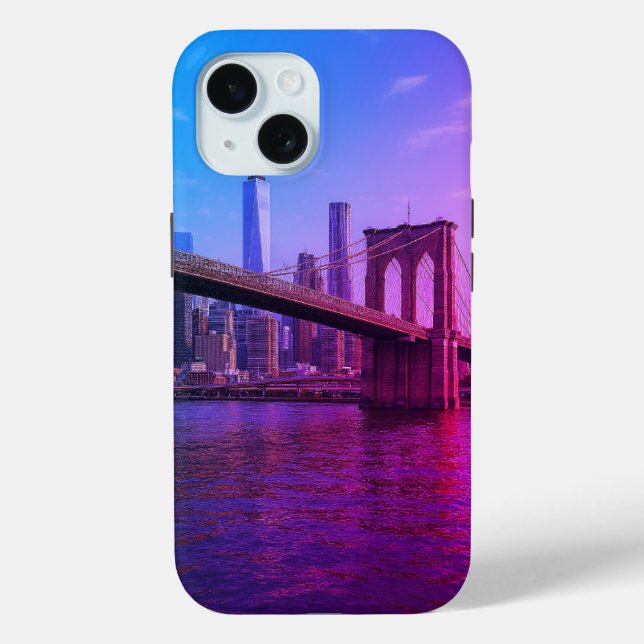Brooklyn Bridge & NYC Skyline  Case-Mate iPhone Case (Back)