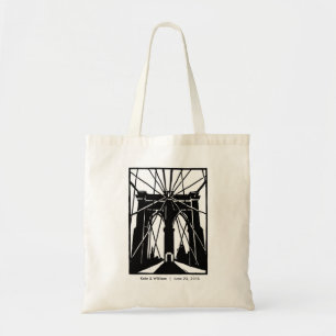 Brooklyn Bridge NYC tote bag - Customizable