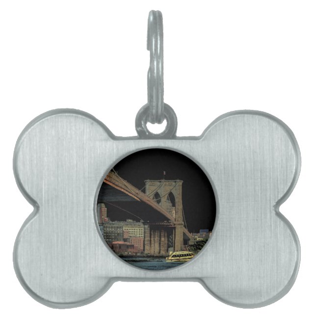 Brooklyn Bridge Pet Name Tag (Front)
