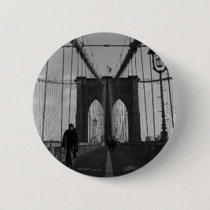 Brooklyn Bridge Photo 2 Inch Round Button