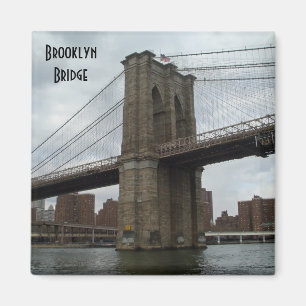 Brooklyn Bridge Photo Magnet New York