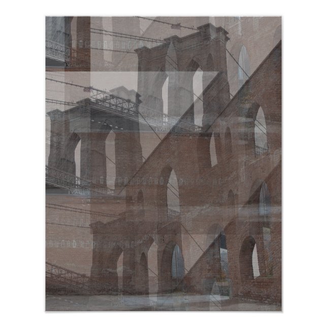 Brooklyn Bridge Photo Print (Front)