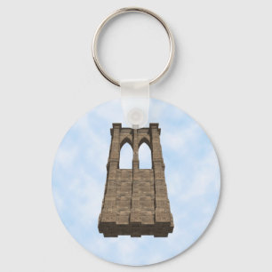 Brooklyn Bridge Pillar: 3D Model: Keychain