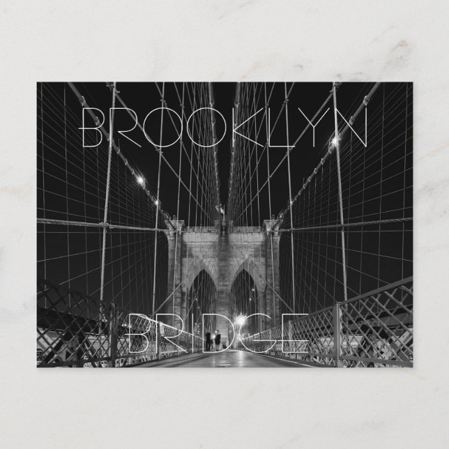 Brooklyn Bridge Postcard (Front)