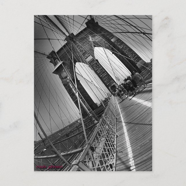 brooklyn bridge postcard (Front)