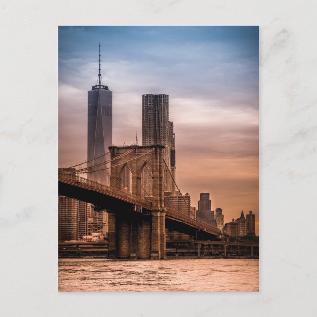 Brooklyn Bridge Postcard (Front)
