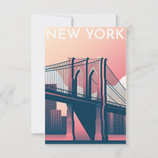 Brooklyn Bridge RSVP Card