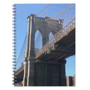 Brooklyn Bridge Sky New York City NYC Photography Notebook