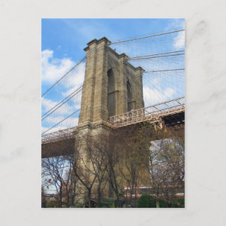 Brooklyn Bridge Tower Postcard