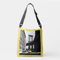 Brooklyn Bridge Yellow Taxi Nyc NewYork Graceful