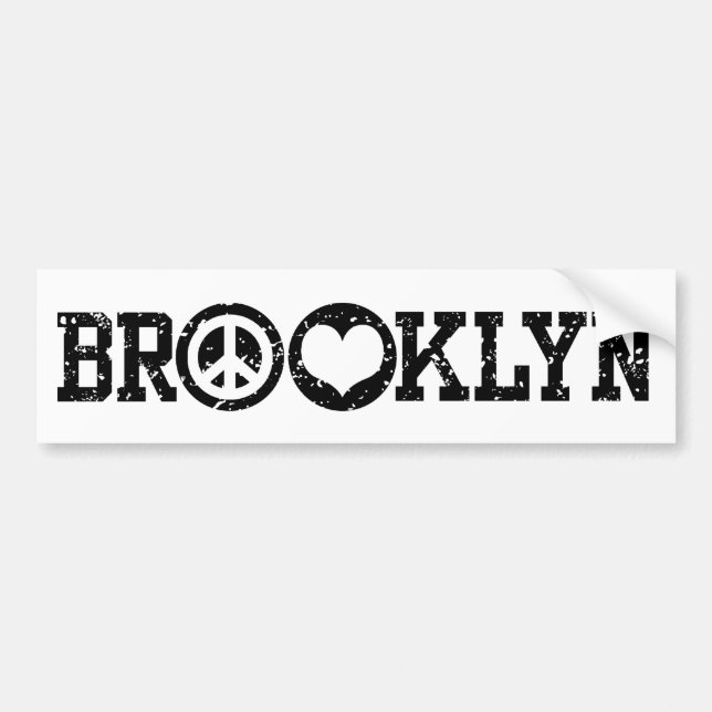 Brooklyn Bumper Sticker (Front)