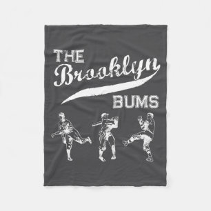 Brooklyn Bums New York Baseball Fan _1  Fleece Blanket