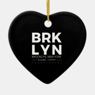 brooklyn ceramic ornament