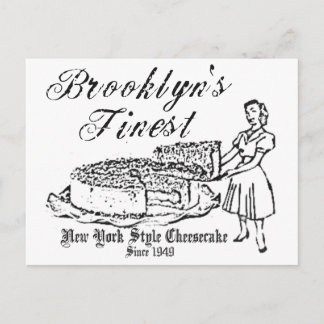BROOKLYN CHEESECAKE POSTCARD