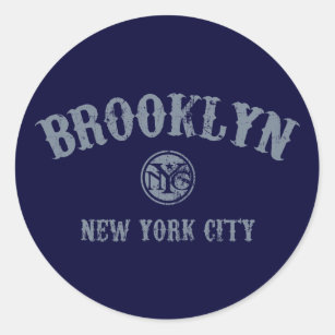 *Brooklyn Classic Round Sticker