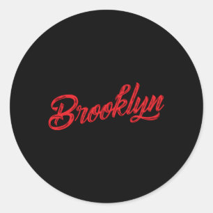 Brooklyn Classic Round Sticker