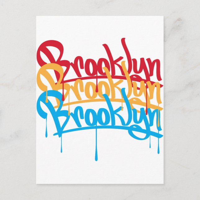 Brooklyn Colours Postcard (Front)