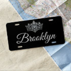 Brooklyn Crown Aluminum License Plate