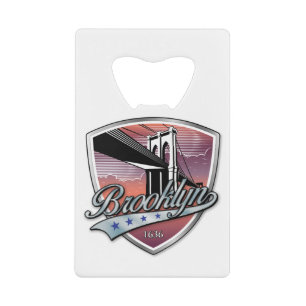 Brooklyn Design Silver Credit Card Bottle Opener