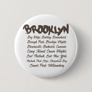 Brooklyn Hoods 2 Inch Round Button