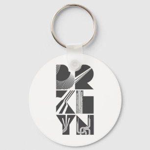 Brooklyn Lines Keychain