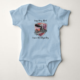 Brooklyn Logo Design Baby Bodysuit