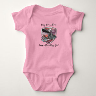 Brooklyn Logo Design T-Shirt Baby Bodysuit