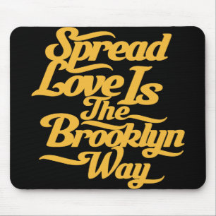 Brooklyn Love Yellow Mouse Pad