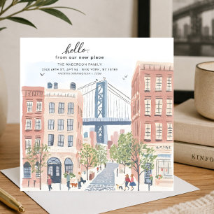 Brooklyn Moving Announcement Card