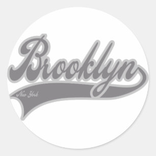 Brooklyn New York Classic Round Sticker