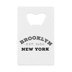 Brooklyn New York Credit Card Bottle Opener