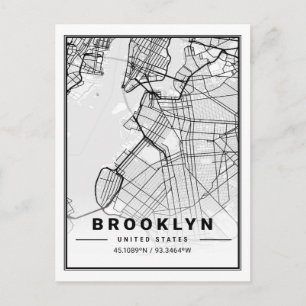 Brooklyn New York États-Unis Travel City Carte